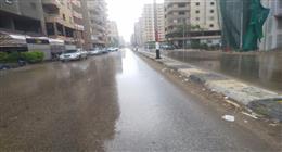 أمطار غزيرة تضرب القليوبية.. ورفع حالة الطوارئ (صور)