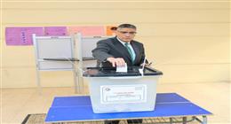 محافظ الجيزة يدلي بصوته في انتخابات مجلس النواب 2025