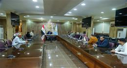 السكرتير العام المساعد بكفر الشيخ يناقش مشروع إحياء مسار العائلة المقدسة بسخا