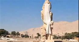 «تسويق السياحة الثقافية بالصعيد»: تمثال الألباستر المكتشف نادر ويبلغ طوله 10 أمتار