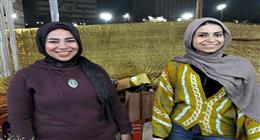 شقيقتان بأسيوط تصنعان تحفا فنية من النحاس والخامات الطبيعية (صور)