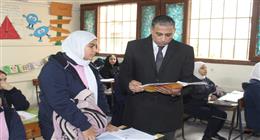 مدير «تعليم الجيزة» في جولة تفقدية لمتابعة مستوى الانضباط بمدارس العمرانية