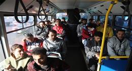 إقبال كبير من المواطنين على استخدام الأتوبيس الترددي السريع BRT