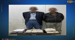 ضبط شخصين بحوزتهما مبالغ مالية أمام لجنة انتخابية في السويس