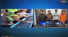 ضبط 4 أشخاص بحوزتهم 4 أجهزة لاب توب لتوجيه الناخبين لصالح أحد المرشحين بالدقهلية