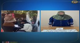 ضبط سيدة توزع مبالغ مالية أمام إحدى اللجان الانتخابية في المنوفية