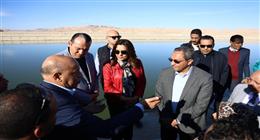 وزيرة التنمية المحلية تفتتح محطة معالجة الصرف الصحي بقرية الأشراف في قنا