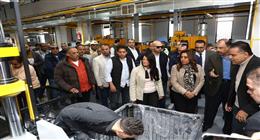 وزيرتا التنمية المحلية والتخطيط ومحافظ سوهاج يتفقدون المنطقة الصناعية غرب جرجا