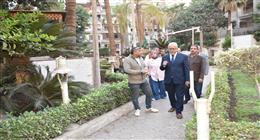 رئيس قطاع الفنون التشكيلية يتفقد أعمال التطوير بمتحف بيت الأمة 