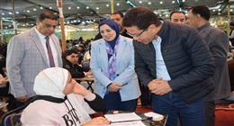 رئيس جامعة بنها يتفقد سير الامتحانات في كليتي التمريض والتربية