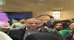 تامر عاشور وأسماء أبو اليزيد يصلان العرض الخاص لفيلم «خريطة رأس السنة»