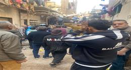 5 أدوار وقعوا في غمضة عين.. مشاهد توثق انهيار عقار إمبابة (فيديو)
