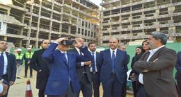 المهندس حسن الخطيب وزير الاستثمار والتجارة الخارجيه يتفقد مشروع تطوير مبني وزارة الداخلية ب " لاظوغلي"