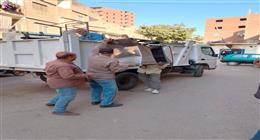 تحرير 45 محضر إشغال في حملة مكبرة بمركز مطاي في المنيا