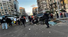 إصابة 6 أشخاص في تصادم ملاكي وميكروباص بشارع أبو قير بالإسكندرية