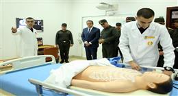 كلية الطب بالقوات المسلحة تستقبل وزير الصحة للاطلاع على منظومة التطوير والتحديث (فيديو)