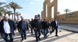 وزير الإسكان يتفقد مشروع «حدائق تلال الفسطاط» بالقاهرة
