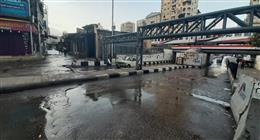 استمرار شفط مياه الأمطار من الشوارع والميادين في العريش