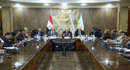 محافظ كفرالشيخ يترأس اجتماع المجلس التنفيذي لمتابعة المشروعات الخدمية والتنموية