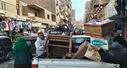 تحرير 50 محضر إشغال خلال حملة مكبرة في سمالوط بالمنيا