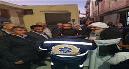 نائب محافظ المنيا يزور مصابي حادث الطريق الصحراوي