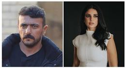 أحمد العوضي يكشف عن صورة تجمعه بدرة من كواليس مسلسل علي كلاي
