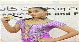 بطلة من ذهب.. لارا محمد رفعت تحصد ذهبية كأس مصر للجمباز الأيروبيك تحت 14 عاما