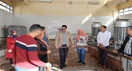 رئيس «مياه القليوبية» يتفقد فرع شمال الخانكة.. ويشدد على جاهزية المحطات للشتاء