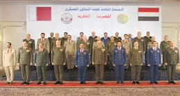 الفريق أحمد خليفة يلتقي رئيس أركان القوات المسلحة القطرية (صور وفيديو)