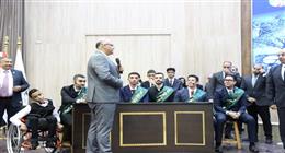 نموذج محاكاة وفنون شعبية في احتفالية متحدون على مكافحة الفساد بجامعة بنها