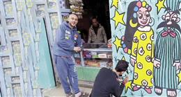 روايع الشهر الكريم.. زينة ورسومات على البيوت والأرصفة هكذا احتفل أهالى حلوان بـ«رمضان»