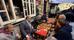 من بعد التراويح حتى السحور.. دورة رمضانية في الطاولة والدومنة على مقاهي المنصورة