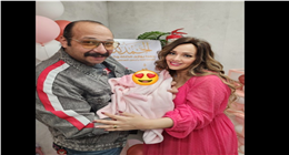 محمد ثروت يكشف عن الصور الأولى لمولودته «قمر»
