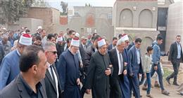 تشييع جثمان والد رئيس جامعة الأزهر في كفر الشيخ