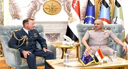 رئيس أركان حرب القوات المسلحة يلتقي قائد قوة دفاع نيوزيلندا