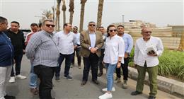 محافظ الجيزة يتفقد أعمال تطوير المنطقة المحيطة بالمتحف المصري الكبير 
