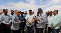 محافظ السويس يتفقد أعمال تطوير طريقي مصر إيران والخدمة بحي فيصل