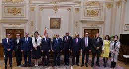 رئيس النواب يستقبل نظيره المجري: يجب وقف إطلاق النار في غزة وإنفاذ المساعدات