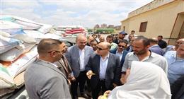 محافظ كفر الشيخ يتفقد صوامع القمح المعدنية التابعة لشركة مطاحن وسط وغرب الدلتا