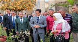 افتتاح معرض الزهور الثاني في جامعة بنها (صور)