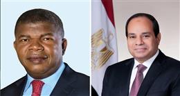الرئيس السيسي يستقبل نظيره الأنجولي