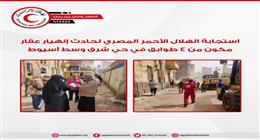 «التضامن» توجه بسرعة تقديم المساعدات للمتضررين من انهيار عقار أسيوط 