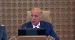 وزير خارجية العراق: ندعم الخطة المصرية بشأن إعادة إعمار غزة