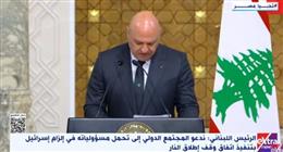 الرئيس اللبناني: نحرص على إقامة أفضل العلاقات مع سوريا