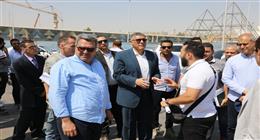 محافظ الجيزة يتفقد أعمال التطوير في محيط المتحف المصري الكبير