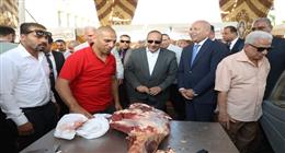 لحوم طازجة بـ250 جنيها.. محافظ القاهرة يتفقد معرض «أهلا بالعيد»