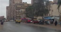 تساقط أمطار غزيرة على مدن ومراكز الغربية