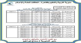 جدول امتحانات الشهادة الإعدادية في القاهرة.. تنطلق غدا  