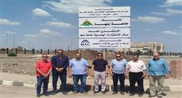 رئيس جامعة بنها يتفقد مشروع مجمع المدرجات المركزي بكفر سعد