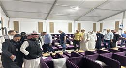 بعثة الحج السياحي تعاين مخيمات منى وعرفات وتؤكد جاهزيتها